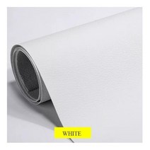 가죽쇼파 리폼 수리 천갈이 WEFILM PU 가죽 패치 자기 접착 접착제 스틱 소파 의류 자동차 좌석 DIY 패치 스티커 멀티 사이즈, White