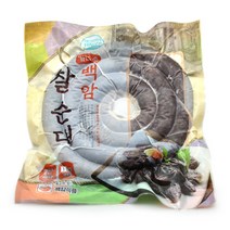 [백암식품] 가마솥 찰순대 2kg 백암순대 간 허파, 오소리감투 1개, 1개