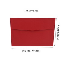 생일축하카드 팝업카드 메세지 세트웨딩 인사말 카드 사용자 정의 로프 레, 05 1장 세트 Red Envelope