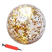 여름 파티를 위한 스팽글 장식 수영장 공 생일 파티 반짝이 비치 볼 장난감 어린이 성인을, [03] C