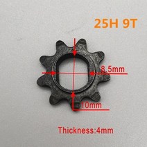 자전거 스프라켓 경량 내구성 새로운 스쿠터 T H 형 스킷 체 피니언 기어 D 내경 0, [01] Army Green