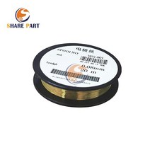 1 롤 0.1mm/0.08mm/0.06mm 전극 와이어 20 미터/롤 복사기 Kyocera Canon 제록스 Brother EPSON Ricoh Lexmark Fujitsu Del, [02] 008mm