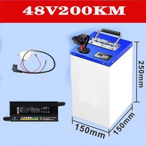 삼륜오토바이 2인승전기차 역 삼발이 노인전동차 전기 자동차 리튬 배터리 72v48v60v 슈퍼 용량 200km 리튬, 04 48V200KM-B