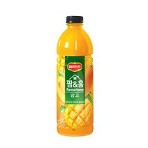 칠성 델몬트 팜앤홈 망고 과일주스 음료수 사무실 탕비실 1.2L 6본 1세트, 11세트