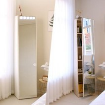 바보사랑 마리메종 데일리 수납 전신거울 LED조명 포함.마리메종(무료배송), 02.메이플_LED포함