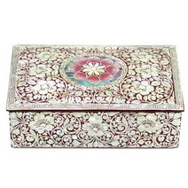 [박씨상방] 조선나전 채색꽃 명함함-적 (장태복)