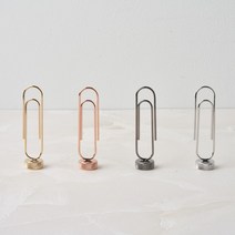 황동 골드 카드스탠드 명함 사진 메뉴 POP꽂이, 로즈골드