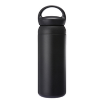 위베이지크 손잡이 진공 스텐 텀블러 500ml, 블랙 500ml