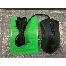 RECERTIFIED 레이저 DeathAdder V2 Ergonomic Wired 게이밍 마우스 RZ01-03210100-B