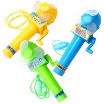 2000_마이크_목걸이 자가발전선풍기 2개(1+1) (1세트 랜덤), 블루