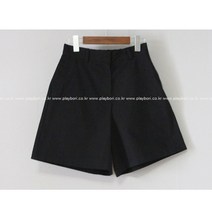 보리야놀자 4부길이 허리밴딩 탄탄한 면 반바지 (블랙 베이지 화이트)