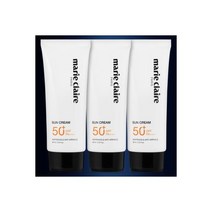 마리끌레르 대용량 썬크림 3중기능 선크림 60ml 3개 SPF50+/PA+++