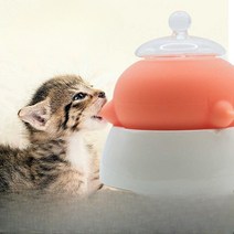 아기 고양이 우유 수유기 동시5마리가능 동물병원, 아이보리색 젖꼭지4개 (200미리 보온)