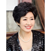 할머니 가발 헤어 액세서리 파티용 분장 소품 노인 연기 아줌마, 상세참고, C
