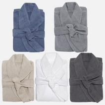 송월타월 프리미엄 호텔가운30수 40수, 고중량 연회색M