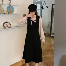 DFMEI 올가을 자매 절친복 도라지숲 프렌치 리본 원피스 자녀