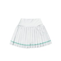 [러브게임] 테니스 플리츠 스커트 (화이트&민트 포인트) RICH PLEATED SKIRT (WHITE&MINT)