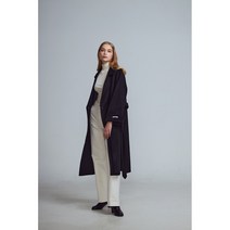 아소아르 여성용 울 100 소프트 감성 데일리룩 가을겨울 오로라 롱 코트 Aurora Coat