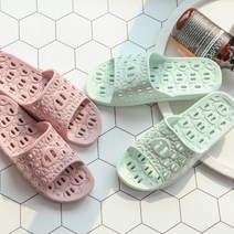 슬리퍼 베란다 물빠짐 욕실화 욕실 화장실 슬림퍼 JF139 실내화, 연보라