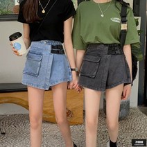 가바바 여성 빅사이즈 미니스커트 걸크러쉬와 러블리를 모두 잡은 캐주얼 치마바지 스커트 G63343