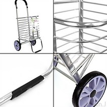 알루미늄 시장 바구니 캐리어 장바구니캐리어 접이식손수레 접이식쇼핑카트