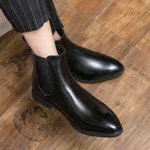 남자웨스턴부츠 워커 레트로 탱커 가죽 카우보이 첼시 앵클 엔지니어 앵글 남성