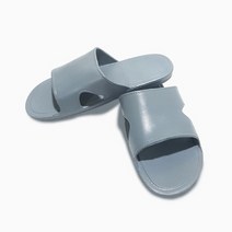 EVA 프렌치 욕실 슬리퍼 그레이, 없음