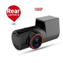SAMEUO-U2000 자동차 대시캠 4K UHD 2160P카메라 레코더 24 시간 주차, 16G, Rear camera 1080P