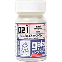 gaianotes 가이아노츠 021 [가이아컬러 세미 글로스 화이트 15ml 반광택], 단일