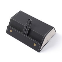 롤형 접이식 3구 안경케이스(블랙) 선글라스보관함