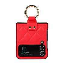 갤럭시Z플립4 로빈 골드링 퀼팅 쿠션 범퍼케이스 ZFIip4 제트플립4 지플립4 핸드링 위드링