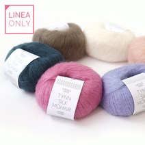 신색상 추가! 틴실크모헤어 Tynn Silk Mohair 산네스 간 Sandnes Garn 쁘띠니트 원작실! 리네아, 2101 라이트, 1개