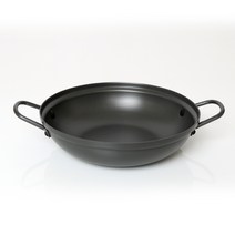 업소용 복전골 경질냄비 전골 감자탕 알루미늄냄비, 22cm, 블랙