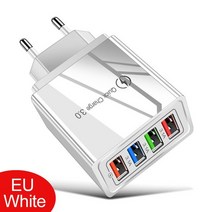 초고속 충전기 멀티 고속 usb 빠른 충전 3.0 for iphone 12 xr xs ipad wall fast Charging for samsung s10 xiaomi mi, 협력사, 하얀 나를