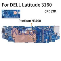 DELL Latitude 3160 펜티엄 N3700 노트북 메인 보드 0KD63D 13329-1 SR29E 노트북 마더 보드, 상세내용표시