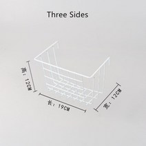 아이방 꾸미기 home wall decoration ins iron grid decor frame hanging rack wall display art storage box 랙, 흰색 3면