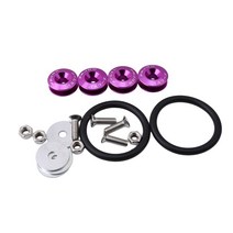 쇼바마운트 쇽업 에어 마운트 로우암 승차감개선 튜닝 Car Front And Rear Bumper Hatch Cover Fixing Buckle Surroun 438EA 8 호환, 05 purple