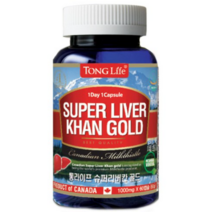 통라이프 슈퍼 리버칸골드 밀크씨슬 추출물, 2개, 60정