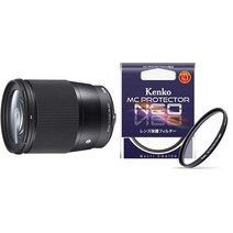 SIGMA 16mm F1.4 DC DN Contemporary C017 Sony E 마운트 APS-CSuper35 미러리스 전용 & Kenko 카메라용 필터 MC 프로텍터 NEO 67mm 렌즈 보호용 726709