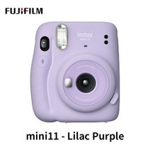 정품 후지 인스탁스 미니 11 카메라 후지필름 즉석 필름 오리진 핑크 블루 그레이 화이트 퍼플, 03 Lilac Purple, Camera only