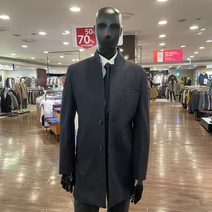 트레몰로 (주)세정 어반 남성 * 겨울 등판 누빔 울라이크 스판 스텐에리 네이비 싱글 반 코트 TRHELWZ9411 -7881