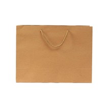 40x30cm 브라운 가로형 무지 의류 쇼핑백 단체선물 종이봉투