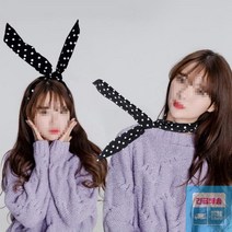 머리띠_넥타이_날으는스카프(초대형)블랙_파티용품 E189