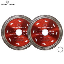 다이아몬드 멀티 커팅 휠 그라인더날 Diamond Multi Cutting Wheel 초박형 슬라이딩톱날 폴리싱 포세린 세라믹 타일 콘크리트 도자기 대리석 석재 세라믹 타이탄툴스, 2개