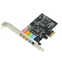 외장사운드카드 고품질 PCI-E 오디오 디지털 사운드 카드 5.1 솔리드 커패시터 CMI8738 6H 칩셋 + CD 드라, 01 TYPE1
