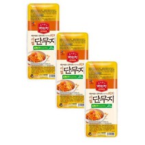 CJ 4無 치자 이절 단무지 김밥재료 김밥단무지 밑반찬 자취음식 400g 3개