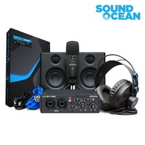 PRESONUS AudioBox Studio Ultimate 블랙 레코딩 패키지