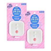 애경 에어후레쉬 데옥스 화장실용 비치형 은은한 꽃잎향, 2개