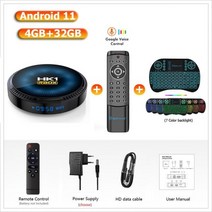 안드로이드셋탑 안드로이드tv 박스 tv셋톱박스 신제품 HK1RBOX W2 스마트 Tv 박스 안드로이드 11 Amlogic S, 10 4G 32G MT1 I8_03 영국 플러그