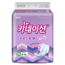 카네이션 프리미엄 라운드형 속기저귀(4회분) 30매입, 30개입, 4개
